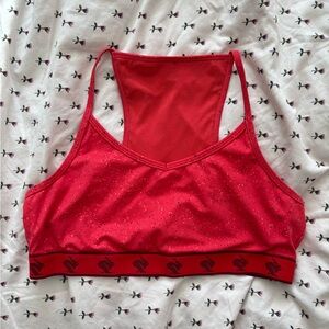 Rabbit Strappy Pocket Bra Red XL